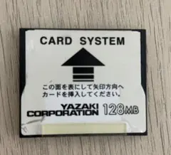 中古】矢崎 YAZAKI デジタコ CFコンパクトフラッシュカード 128M④