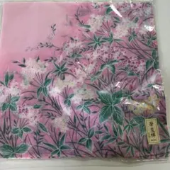 【新品未使用】　華友禅　ハンカチ　花柄　綿100%  日本製
