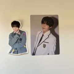 なにわ男子 HARDWORK ファミクラ盤 トレカ フレークシール 長尾謙杜