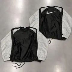 00s~ OLD NIKE 短丈 ナイロンプルオーバー テック ギミック Y2K