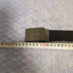 GUESS ブラックレザーベルト 約110cm