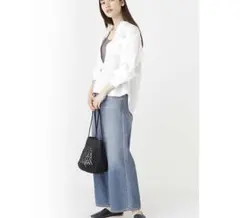human woman ハードマンリネン シャツ　ブラウスのサムネイル
