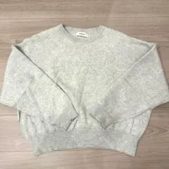 MONO-MART クルーネック ニット グレー F