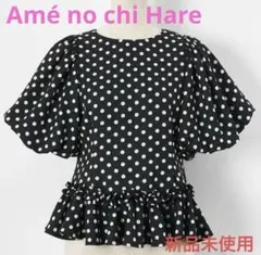 Amé no chi Hare パールボタン ブラウス ブラック - メルカリ