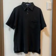 90s polo ralph lauren ブラックポロシャツ