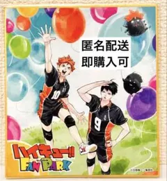ハイキュー!! 日向翔陽　影山飛雄 色紙　FANPARK JUMP 限定　匿名