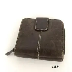 TOD'S トッズ レザー 二つ折り財布 ブラウン レディース ブランドのサムネイル