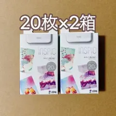 【2箱】ミニフォトプリンター iNSPiC専用ZINKフォトペーパー 20枚