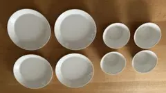 iittala TEEMA ホワイト プレート ボウル 8点セット