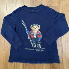 Ralph Lauren Polo Bear 長袖カットソー　ネイビー　115