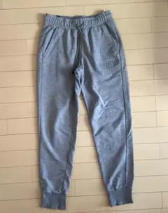 PUMA キッズ ロングパンツ グレー S