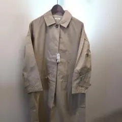 【新品未使用】INGNI ベージュ ボタン付きコート【定価9800円】Mサイズ