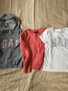 ギャップキッズ　女の子　パーカー　セーター　Tシャツ　中古　110 120