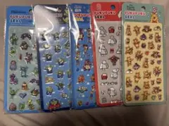 ディズニー ぷくぷくシール ５枚セット