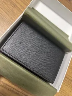 タケオキクチ黒レザー名刺入れ/新品未使用/ギフト