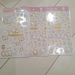 シール　ハローキティ　もふもふタイニーチャム　3枚セット　ステッカー