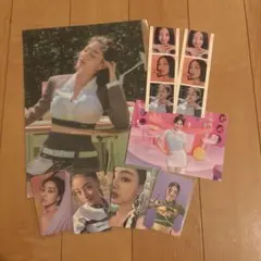 TWICE ジヒョ トレカ フォトカード セット
