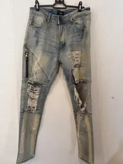 HYPER DENIM ダメージデニムパンツ 34
