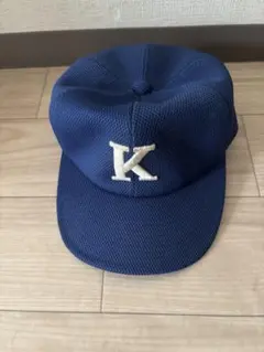 苫小牧駒澤大学　K 刺繍 ベースボールキャップ ネイビー