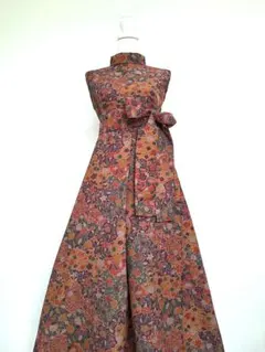 着物リメイクワンピース3771