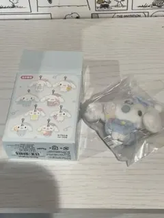 サンリオ　シナモン　ねむねむタイム　シークレットパペットマスコット　みるく