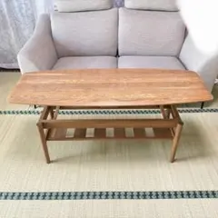 MOMO NATURAL モモナチュラル ローテーブル オーク 木製 95cm MOMO NATURAL モモナチュラル ローテーブル オーク 木製 95cm - メルカリ
