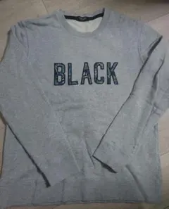 BURBERRY BLACK LABEL グレー トレーナー スウェット　Ｌ