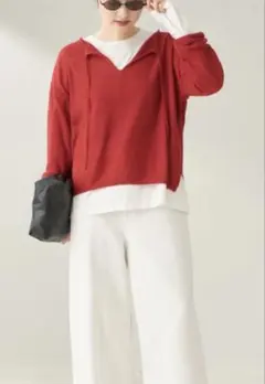 プラージュ  アルパカM ix STRINGニット