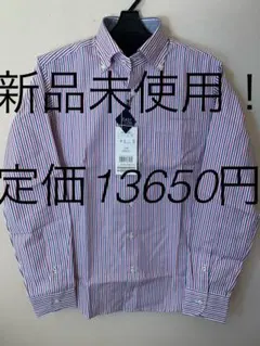 新品未使用 メンズ 長袖シャツ ストライプ柄
