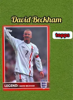 topps イングランド デイビッドベッカム レジェンド 2005