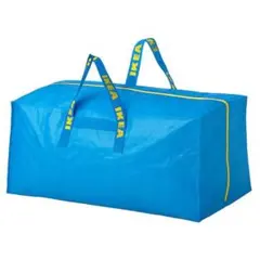 IKEA FRAKTA トロリー用エコバッグ 76L 青ジッパーバッグ 78cmのサムネイル