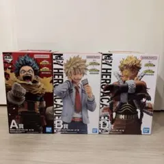 僕のヒーローアカデミア 一番くじ 紡ぐ力 フィギュア3体セット
