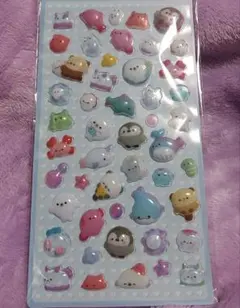 ボンボンドロップシール 3Dシール 海のいきもの