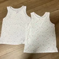 女の子用タンクトップ2枚セット　110