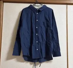 ⭐︎最終お値下げ⭐︎【新品未使用】C.C.CROSS ネイビー ストライプブラウスのサムネイル