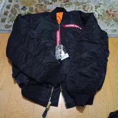 ALPHA MA-1 フライトジャケット 黒 新品　Lサイズ