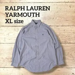 好配色★ラルフローレンYARMOUTHチェック柄BDシャツ★XLピンク×ネイビー