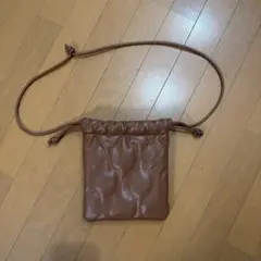 Scrap Book クッションショルダーバッグ ブラウンのサムネイル