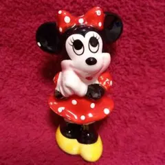 東京ディズニーランド  ミニーマウス陶器 フィギュア   1990年代初期 置物