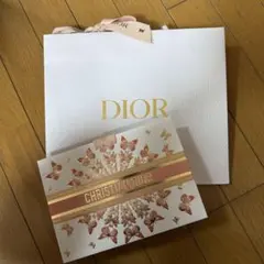CHRISTIAN DIOR 2026 蝶のモチーフ ショップ袋