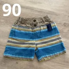 ボーダー ハーフパンツ 子供服　90