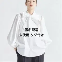 未使用 yoriビッグリボンパフスリーブブラウス - メルカリ