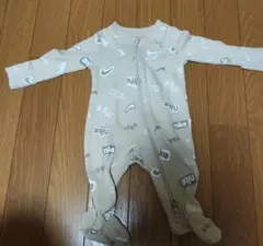 Nike ベージュ ロンパース　50〜56cm