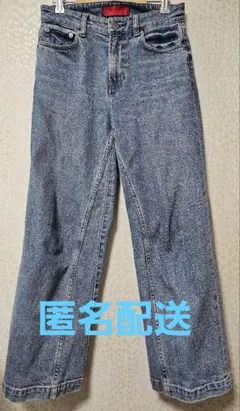 送料無料 23区 RED CARD ブルーデニムパンツ ストレート