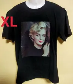 マリリン・モンロー プリント Tシャツ XL ブラック ユニセックス　新品未使用