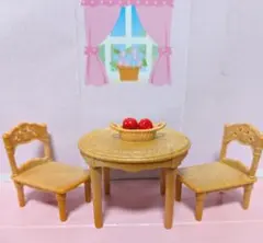 シルバニアファミリー　ダイニングテーブルセット