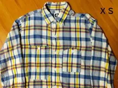 Engineered Garments ワークシャツチェック 青黄系等 XS