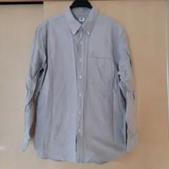 ユニクロ　グレー 長袖シャツ XL