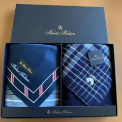 Brooks Brothers ハンカチ 2枚セット ギフトボックス付きのサムネイル