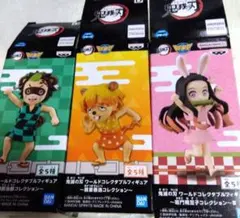 本日限定お値下げ★鬼滅の刃★ワールドコレクタブルフィギュア　炭治郎　禰豆子　善逸